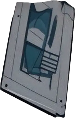 Left desktop standee card